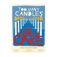 Too Many Candles Birthday Card