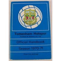 Tottenham Hotspur Official Handbook 1970-71