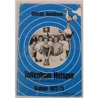 tottenham hotspur official handbook 1972 73