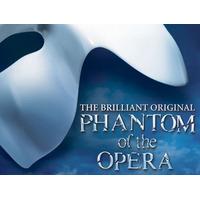 Top Price Tickets to Phantom of the Opera and a Meal for Two