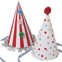 Toot Sweet Paper Party Cone Hats