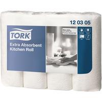 Tork 120305 Extra Absorbent Kitchen Roll 3 Ply - 12 Packs Of 4 x 5...