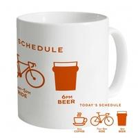 todays cycling schedule mug
