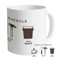Today\'s DIY Schedule Mug