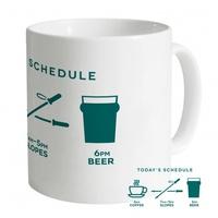 todays skiing schedule mug