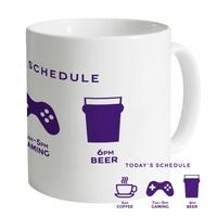 todays videogaming schedule mug