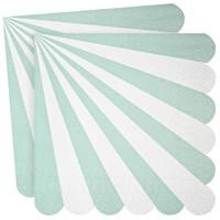 Toot Sweet Mint Swirl Paper Party Napkins