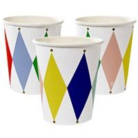 Toot Sweet Harlequin Paper Party Cups