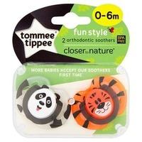 Tommee Tippee Closer to Nature Soothers Fun 0-6m