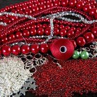 TotallyBeads Beaded Christmas Decoration and Jewellery Kit with Project Book - Makes 15 386231