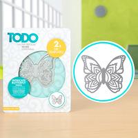 todo die template set intricate butterfly small 383647
