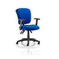 Toledo Blue Fabric Operator Chair