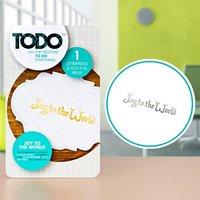 TODO Joy to the World Letterpress and Hot Foil Press 349701