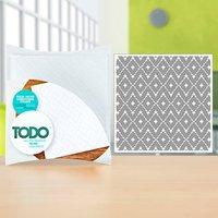 todo kilim motif 6x6 embossing folder 330599