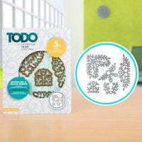 TODO Die Template Set - Snowflake and Foliage Borders 370364