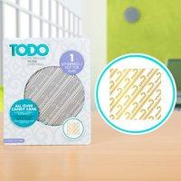 todo letterpress and hot foil plate allover candy cane 370487