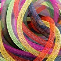 TotallyBeads Collection of 8mm Mesh in 10 Colours - 1.5m Each 372139