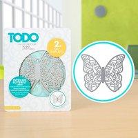 todo die template set intricate butterfly large 383646