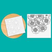 TODO Poppy Posy 6x6 Embossing Folder 330585