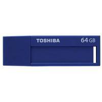 toshiba transmemory 64gb usb 30 flash drive blue thn u302b0640mf