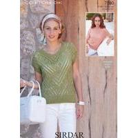 tops in sirdar cotton dk 7080