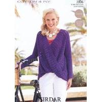 Top in Sirdar Cotton 4 ply (7306)