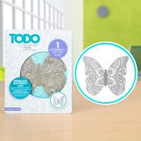 TODO Letterpress and Hot Foil Plate - Intricate Butterfly Large 383628