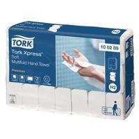 Tork Xpress Premium Soft Hand Towels Multifold 2 Ply White 100289 Pack