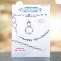 Totallybeads Hematite Rose and Doughnut Jewellery kit - Makes 10 400867