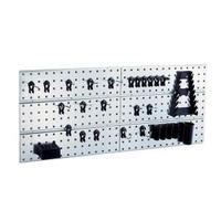 Tool Wall Panels and 28 Super Clips 2 Panels 109642