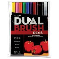tombow dual brush pen set 10pkg 233905