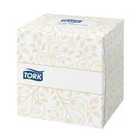 Tork Facial Tissues Cube 2 Ply 100 Sheets White Pack of 30 140278