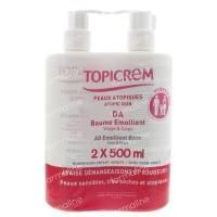 topicrem da balm body face 2x500 ml balm