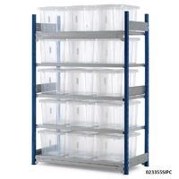 Toprax Shelving Starter Bay NO boxes 1042w x 478d 1.5m h