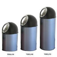 Torpedo Push Top Bins 30 litre C...