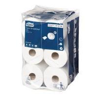 tork white smartone mini 2 ply toilet roll 1116 metres pack of 12