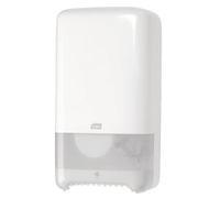 Tork Twin Mid-Size Toilet Roll Dispenser White 557500