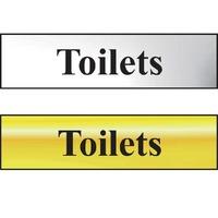 Toilets Sign - CHR (200 x 50mm)