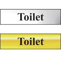 toilet sign pol 200 x 50mm