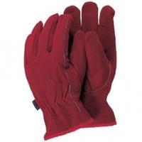 Town & Country Gardening Gloves Mens Premium, Premium Leather Gloves, Large