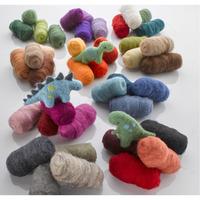 Tonal Felting Wool. Naturals