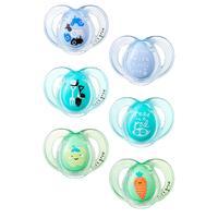 Tommee Tippee Closer to Nature Anytime Soother 6-18 Months Blue Pack of 2