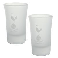 Tottenham Hotspur F.c. 2pk Shot Glass Set Fr Official Merchandise