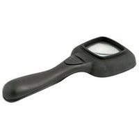 Toolzone Rubber Coated Magnifying Glass With 6 LED Torch Lights