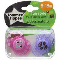 tommee tippee ctn fun soothers 6 18m