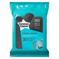 Tommee Tippee Closer To Nature Soother &amp; Teat Wipes 30 wipes