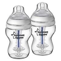 tommee tippee closer to nature 2 anti colic feeding bottles 0m 2x260ml