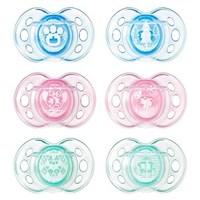 Tommee Tippee Closer to Nature 2 Air Style Soothers (6-18m) Boys