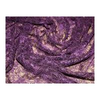 Tocca Corded Lace with Scallop Dress Fabric Violet Purple