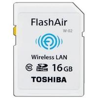 Toshiba FlashAir Card WiFi 16GB Class 10 SD Memory Card